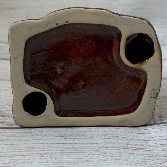 Vintage Ceramic Mini Christmas Church Cutout Detail Small Village 5 1/8"H - Picture 7 of 12